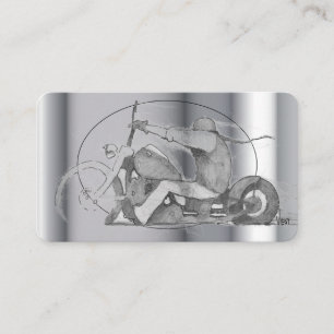 Tarjeta de presentación de motocicletas