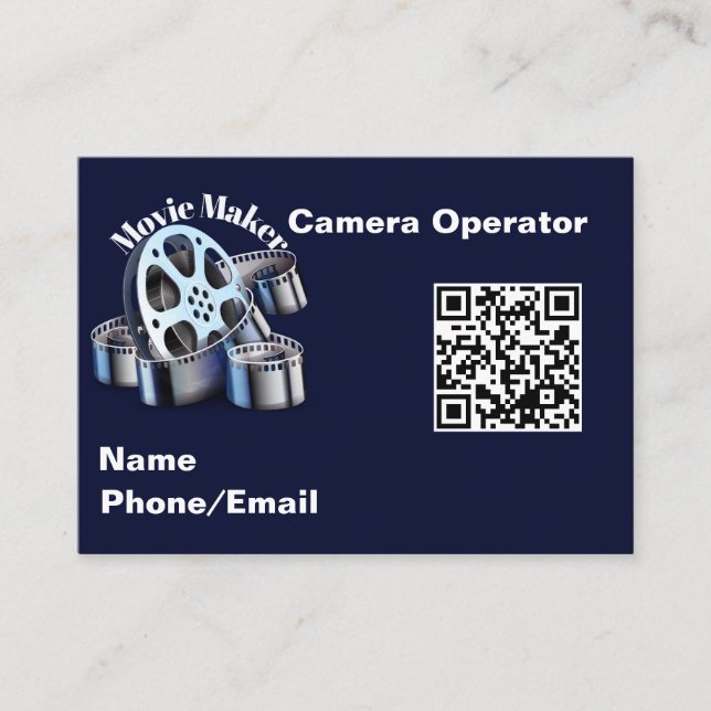 Tarjeta de presentación de Movie Maker (Anverso)