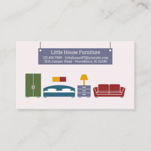 Tarjeta de presentación de muebles