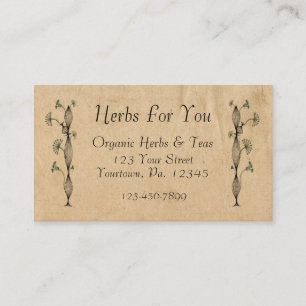 Tarjeta de presentación de naturaleza