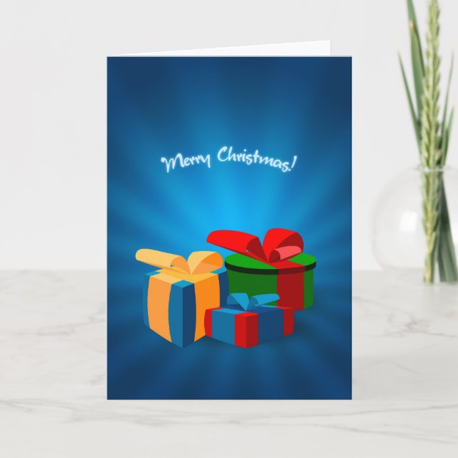 Tarjeta de presentación de Navidad (Anverso)