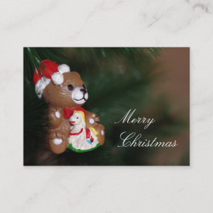 Tarjeta de presentación de navidad