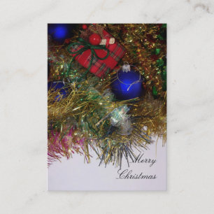 Tarjeta de presentación de navidad