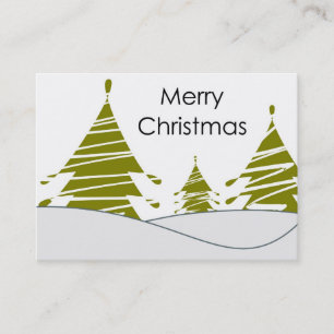 Tarjeta de presentación de navidad