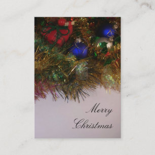 Tarjeta de presentación de navidad