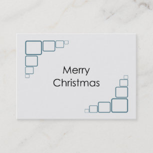 Tarjeta de presentación de navidad