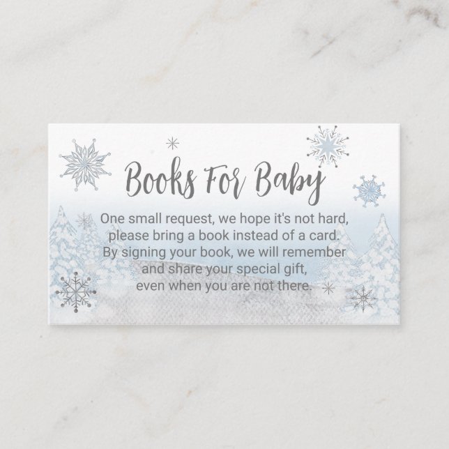 Tarjeta de presentación de Navidad para Baby Showe (Anverso)