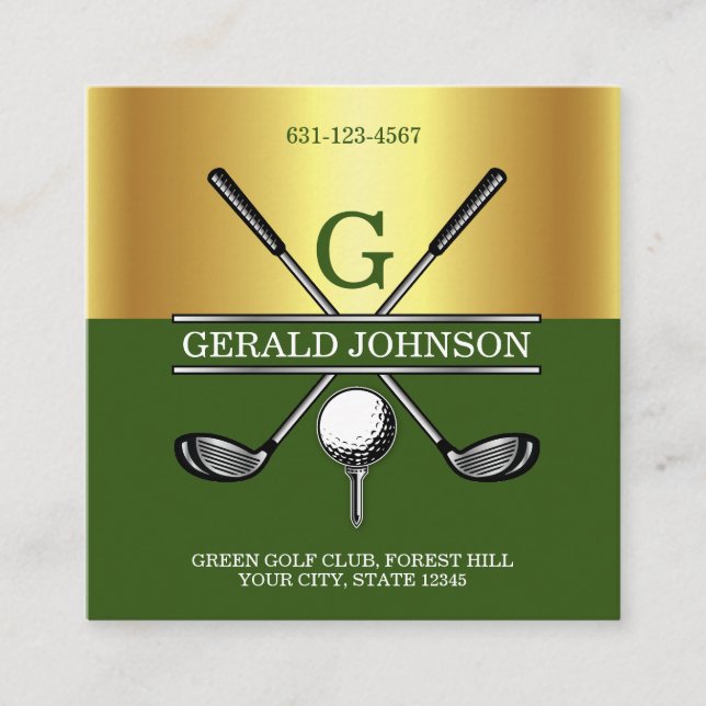 Tarjeta de presentación de negocios elegante simpl (Anverso)