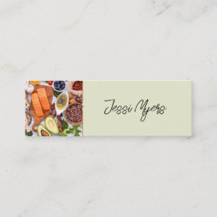 Tarjeta de presentación de negocios para Chef/Comi
