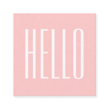 Tarjeta de presentación de negrita rosa rosa rosa