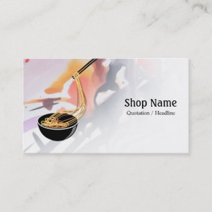 Tarjeta de presentación de Noodle Shop