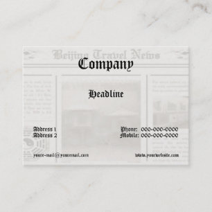 Tarjeta de presentación de noticias