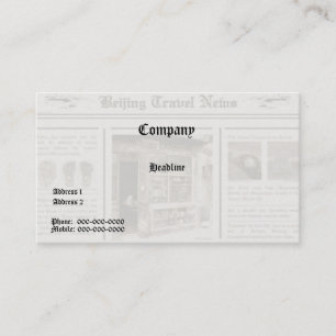 Tarjeta de presentación de noticias