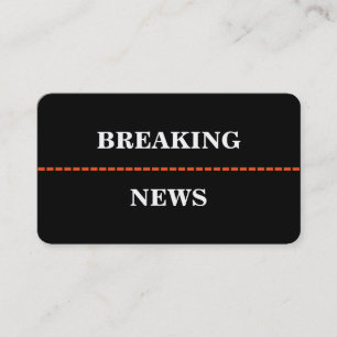 Tarjeta de presentación de noticias de última hora