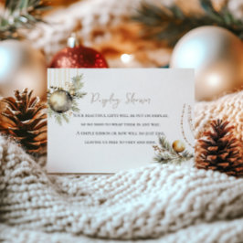 Tarjeta de presentación de novias para navidades |