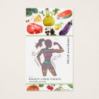 Tarjeta de presentación de nutrición