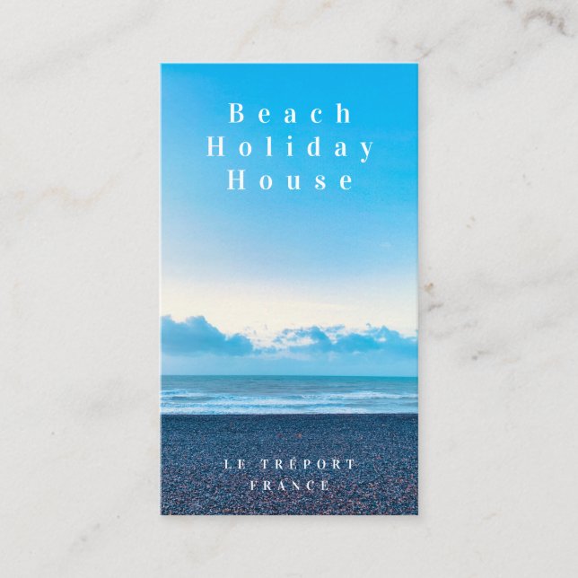 Tarjeta de presentación de Ocean Beach Guest House (Anverso)