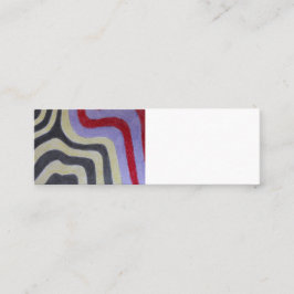 Tarjeta de presentación de ondas de colores