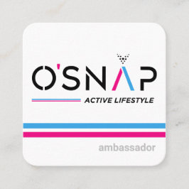 Tarjeta de presentación de O'Snap Design 3