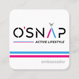Tarjeta de presentación de O'Snap Design 3
