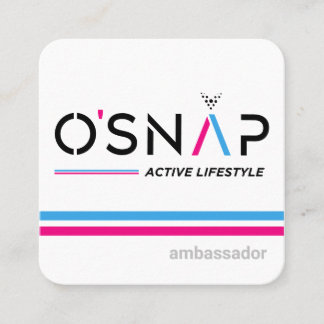 Tarjeta de presentación de O'Snap Design 3