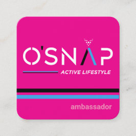 Tarjeta de presentación de O'Snap Design 6