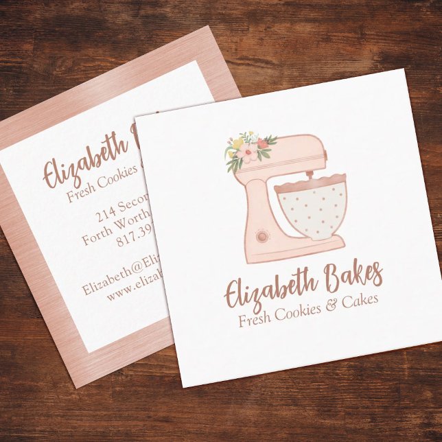Tarjeta de presentación de panadería de pasteles d (Subido por el creador)
