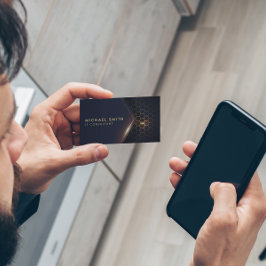 Tarjeta de presentación de patrones Hexagonal mode