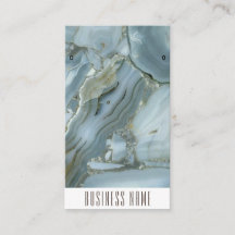 tarjeta de presentación de pendientes de mármol br