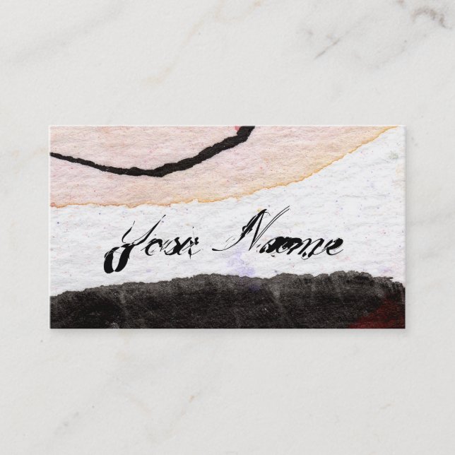 Tarjeta de presentación de Personalizable artístic (Anverso)