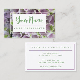Tarjeta de presentación de personalizable Mauve &