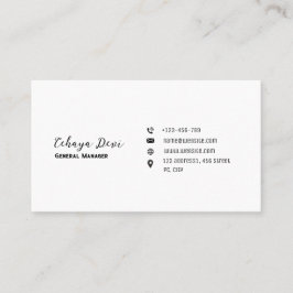 Tarjeta de presentación de Personalizable sencillo