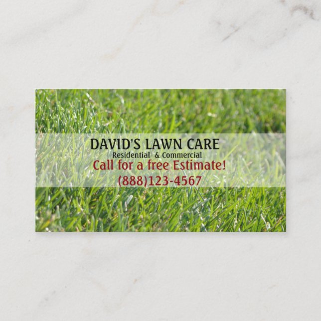 Tarjeta de presentación de Personalizado de cuidad (Anverso)