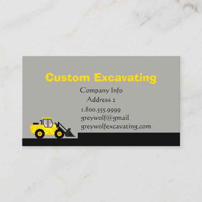 Tarjeta de presentación de Personalizado de explor (Anverso)