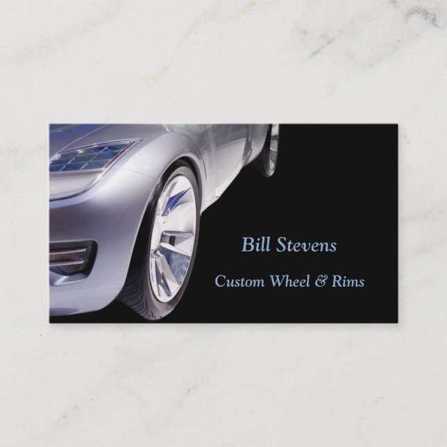 Tarjeta de presentación de personalizado Rims (Anverso)