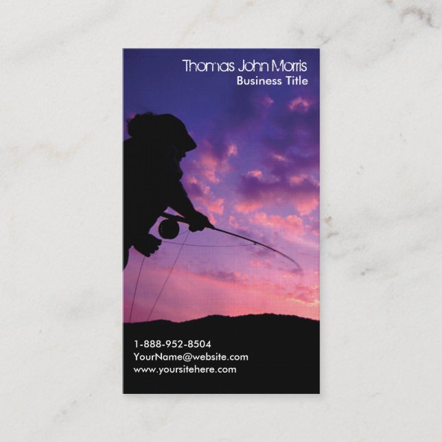 Tarjeta de presentación de Pesca Volada (Anverso)