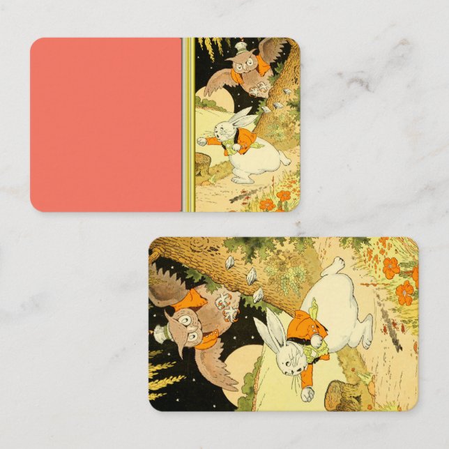 Tarjeta de presentación de Peter Rabbit (Anverso / Reverso)