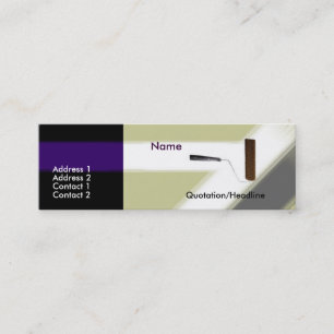 Tarjeta de presentación de pintura