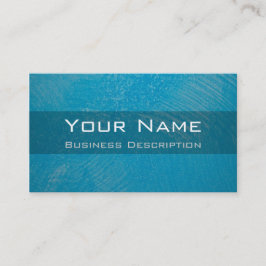 Tarjeta de presentación de pintura azul