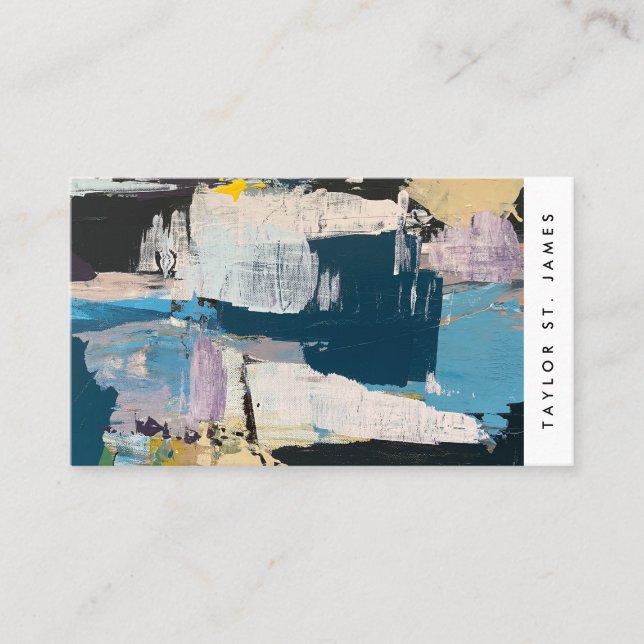 Tarjeta de presentación de pintura de artistas de  (Anverso)