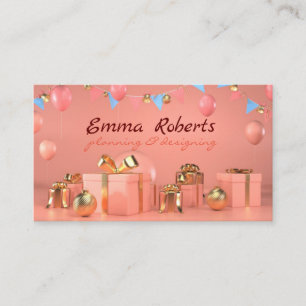 Tarjeta de presentación de planeamiento y diseño d