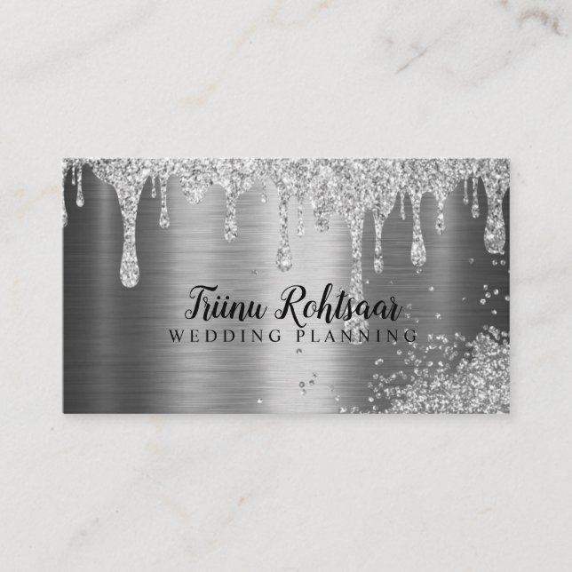 Tarjeta de presentación de planificación de evento (Anverso)