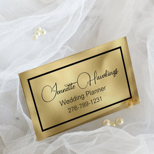 Tarjeta de presentación de Planner de Boda Glam Ne (Subido por el creador)
