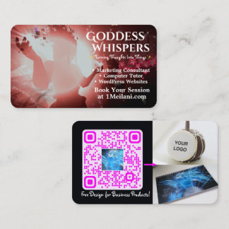 Tarjeta de presentación de plantilla de código QR