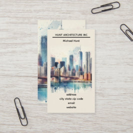 Tarjeta de presentación de plantillas de línea aér