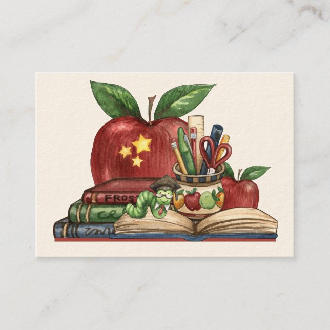 Tarjeta de presentación de profesores por SRF (Anverso)