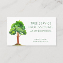 Tarjeta de presentación de Professional Tree Servi