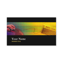 Tarjeta de presentación de programadores especiali