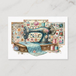 Tarjeta de presentación de Quilting revisada