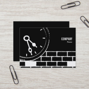 Tarjeta de presentación de reloj